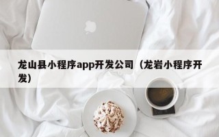 龙山县小程序app开发公司（龙岩小程序开发）