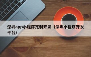 深圳app小程序定制开发（深圳小程序开发平台）