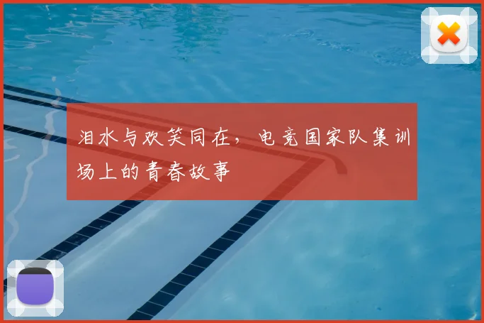 泪水与欢笑同在,电竞国家队集训场上的青春故事